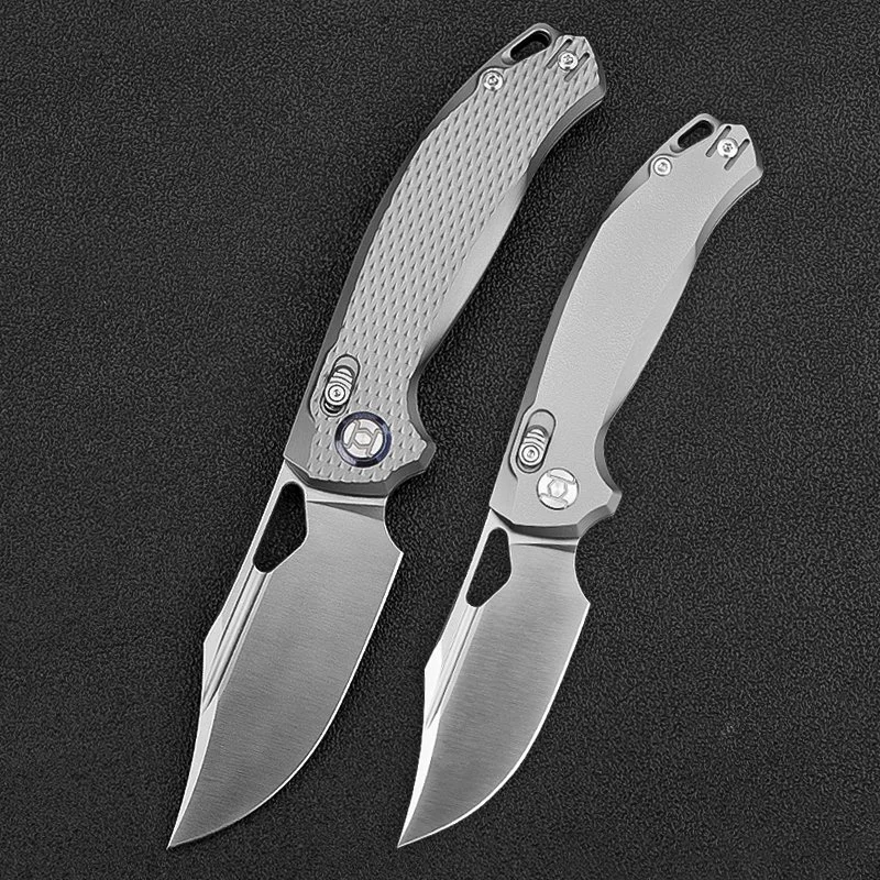 Django XL Diamond Ti Satin — KUNWU Knives